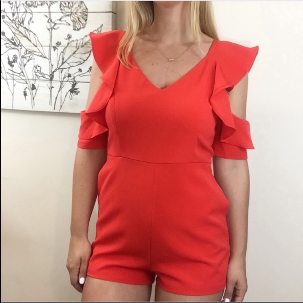 Tea n Cup 'Kimmy' Ruffle Romper - Picture 3 of 8